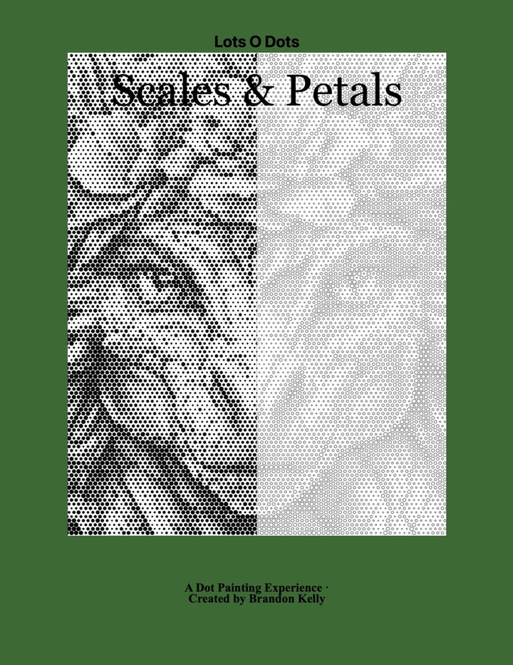 Scales & Petals dot painting book cover